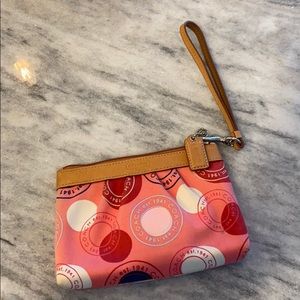 Adorable colorful Coach wristlet!